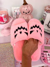 Load image into Gallery viewer, alloween Jack O Lantern Pumpkin Slippers