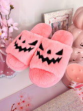 Load image into Gallery viewer, alloween Jack O Lantern Pumpkin Slippers