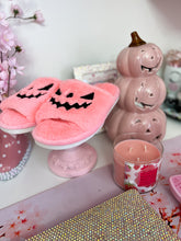 Load image into Gallery viewer, alloween Jack O Lantern Pumpkin Slippers