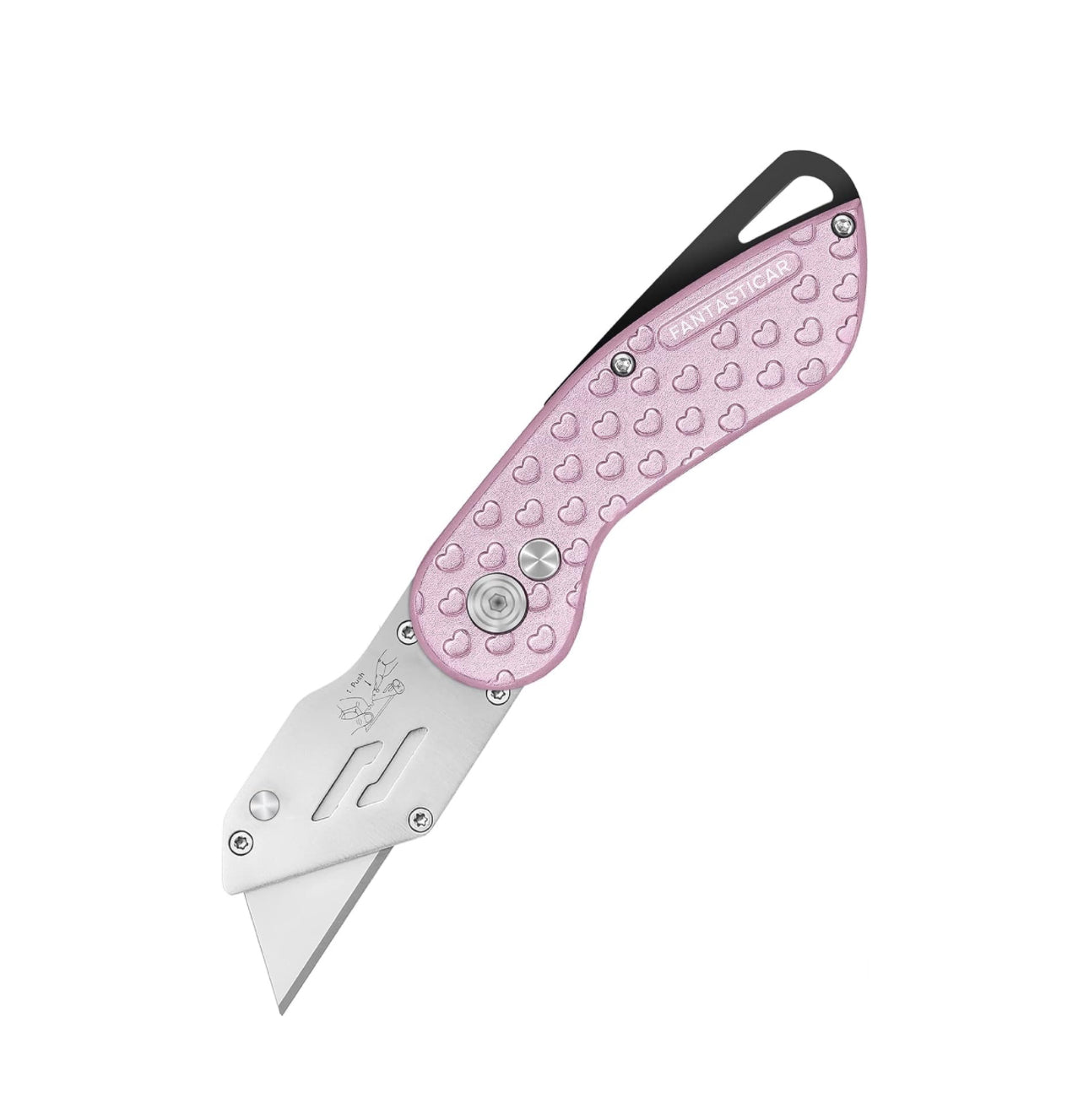 Pink Box Cutter With String Pink Hearts Cute Box Cutter – Glambyross