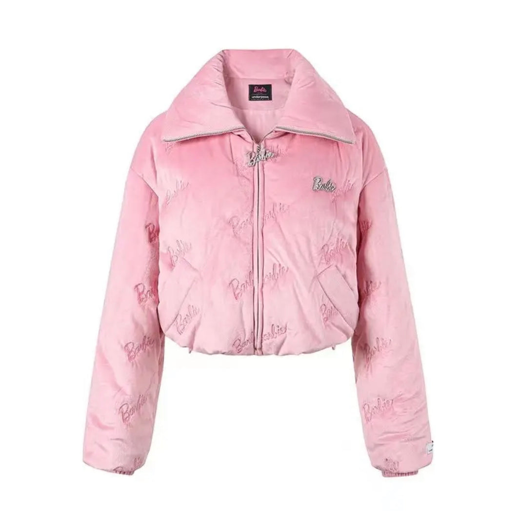 BB Pink Velvet Jacket