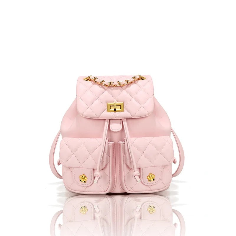 Pink Camellia Backpack