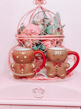 Load image into Gallery viewer, SET- Boy and Girl Gingerbread Mugs
