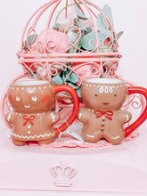 Load image into Gallery viewer, SET- Boy and Girl Gingerbread Mugs
