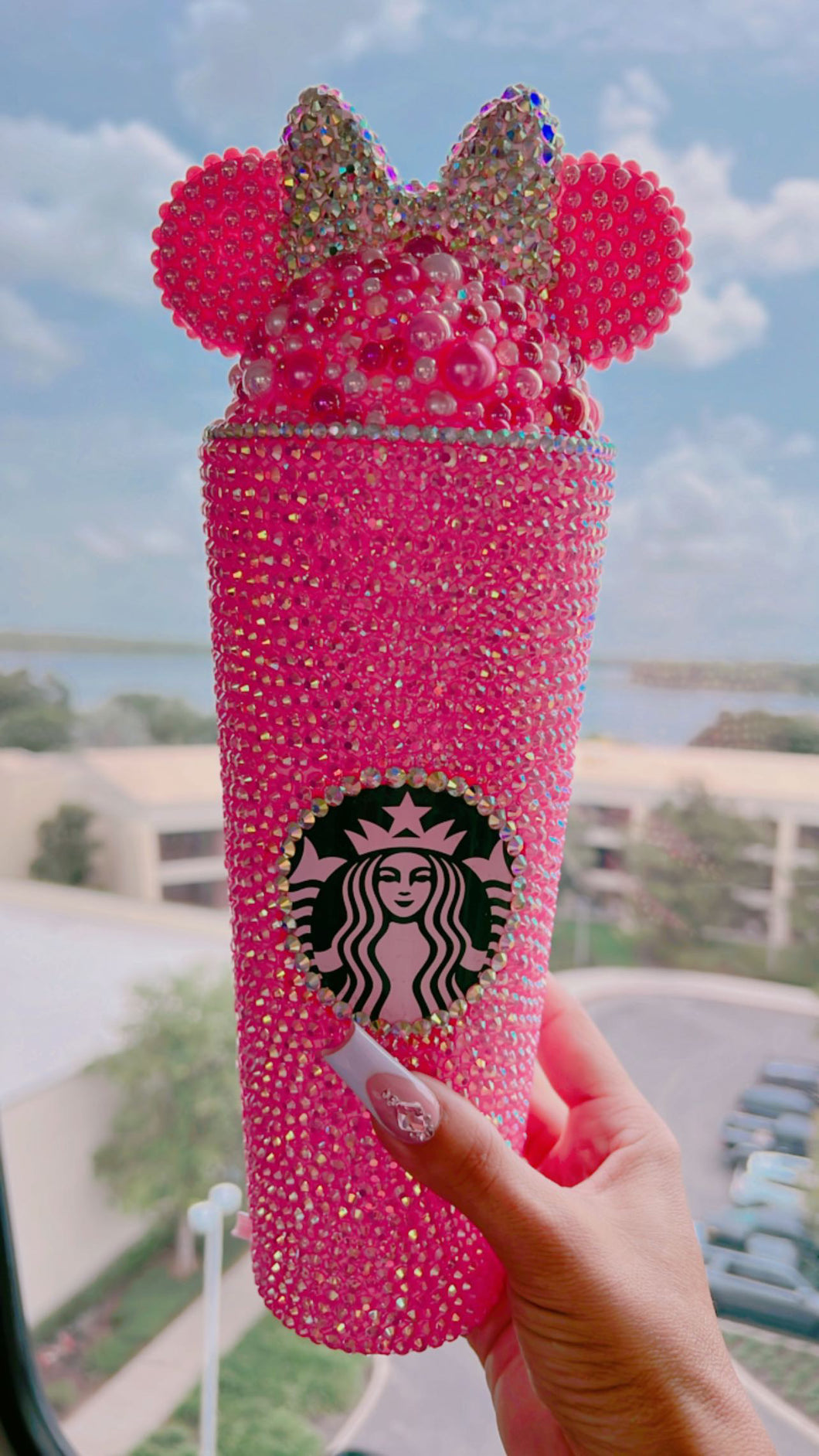 Minnie Blinged Cup